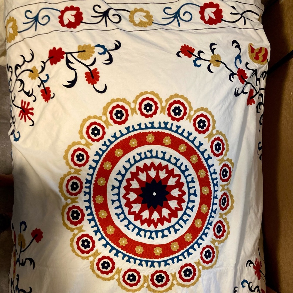 Duvet king size cotton Pottery Barn